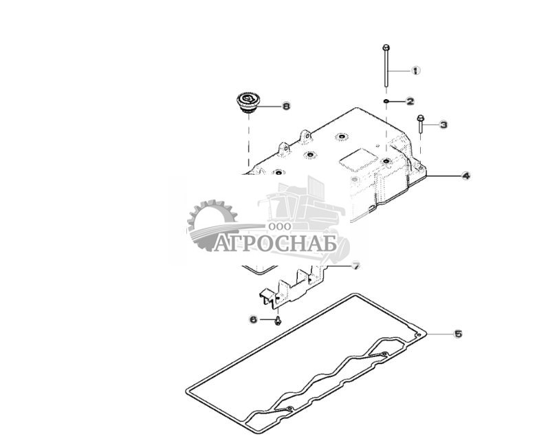 1113 Крышка клап. коромысла - ST215 0.jpg